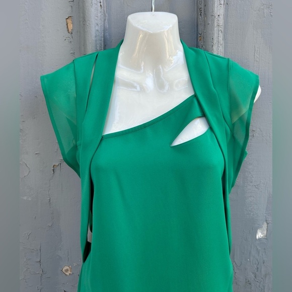 The Kooples Modernist Green Dress, size xxs - Picture 5 of 10